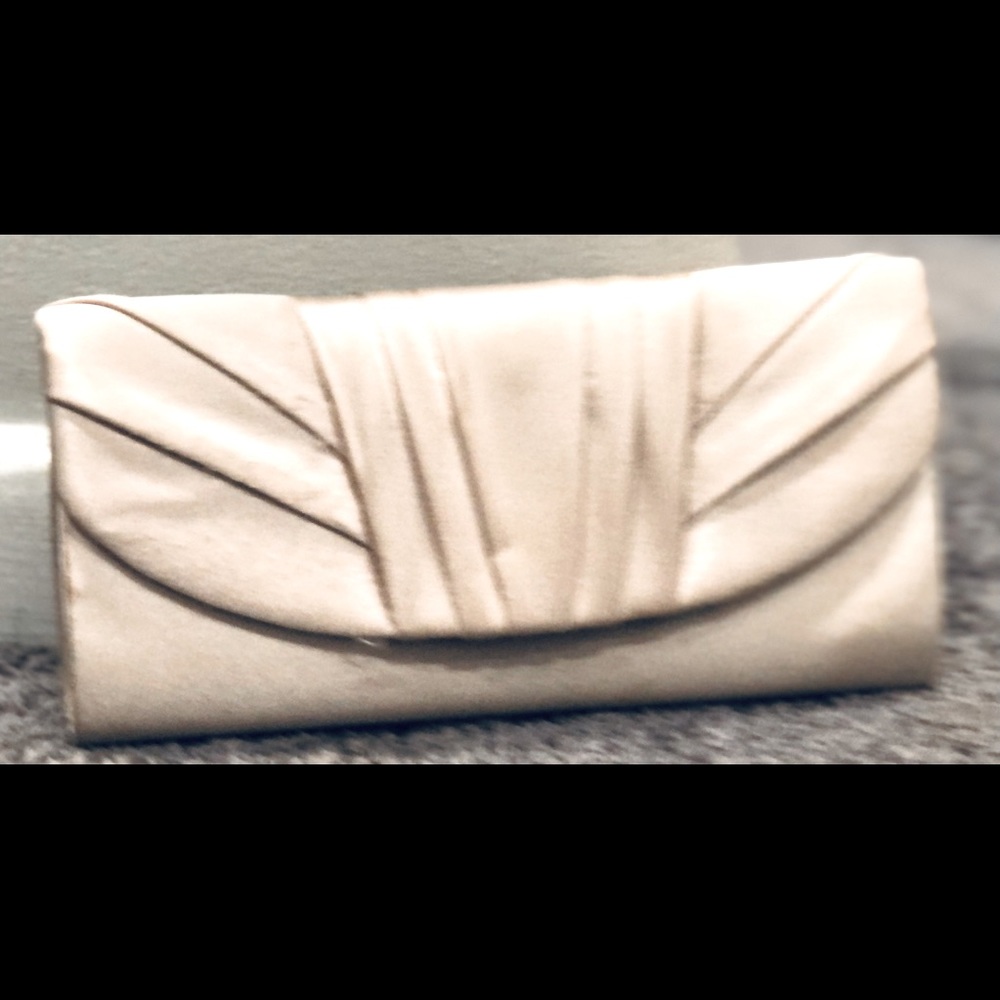Jessica McClintock Satin Clutch Bag